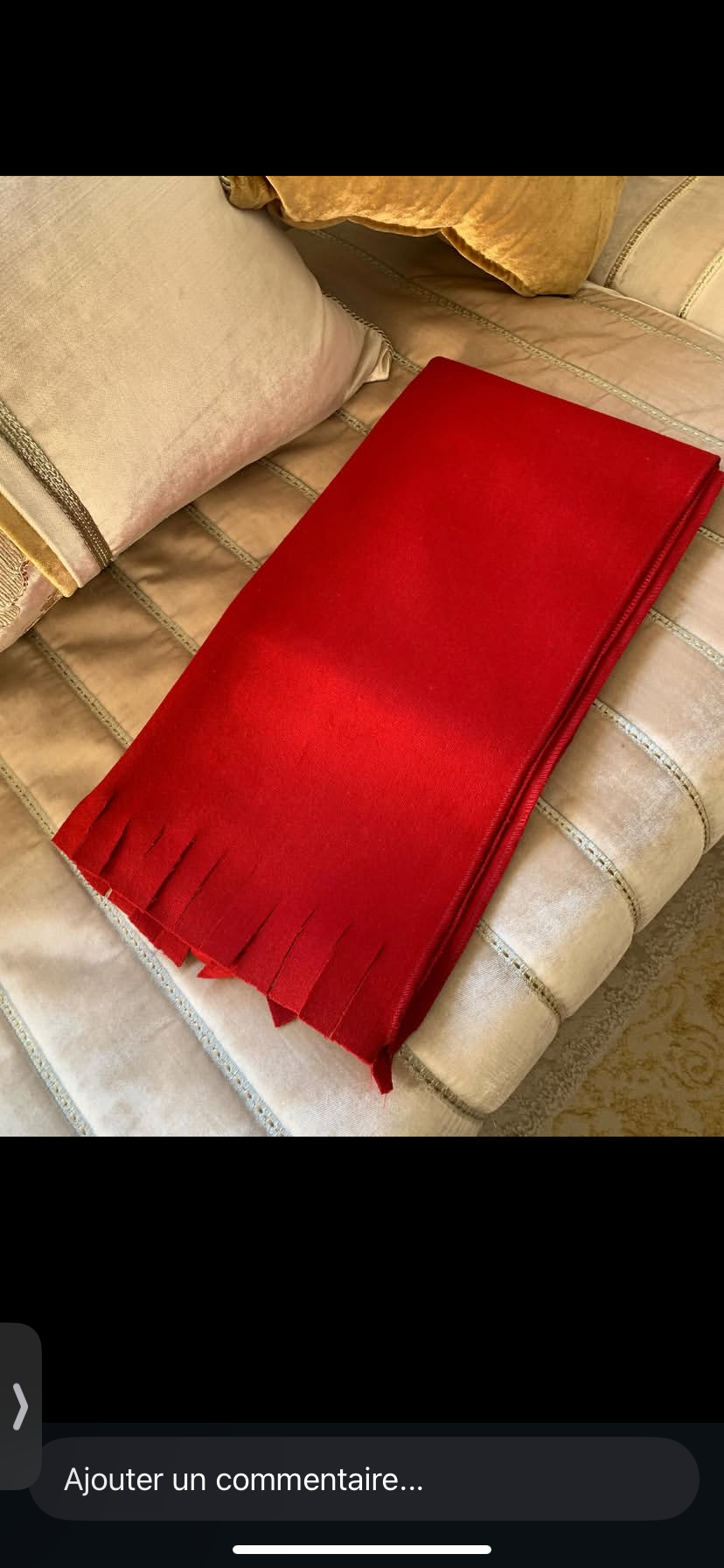 MIKASA Écharpe Premium – Rouge Élégant🧣