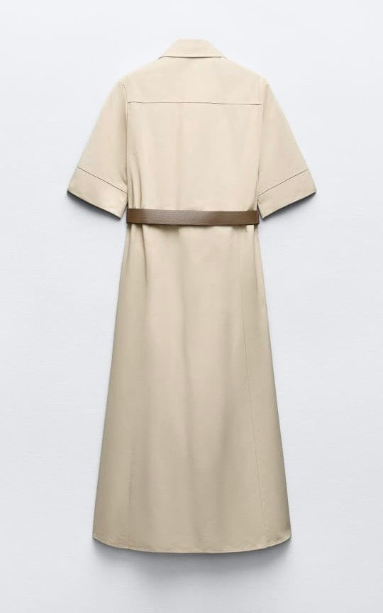 ROBE CHEMISE AVEC CEINTURE