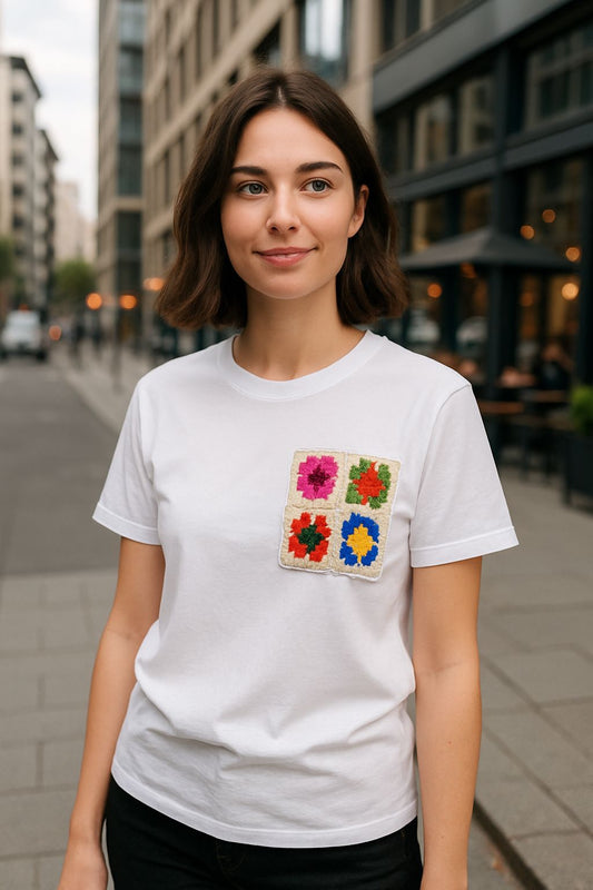 T’SHIRT AVEC  CROCHET