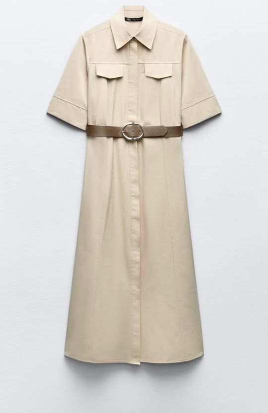 ROBE CHEMISE AVEC CEINTURE